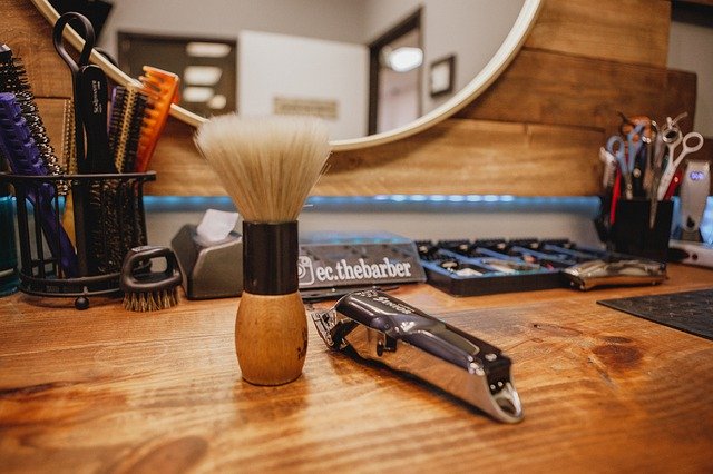 Barbershop interior