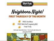 Tipsy Putt Tahoe, Neighbors Night – South Lake Tahoe