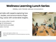 Lift Workspace, Wellness Learning Lunch Series
