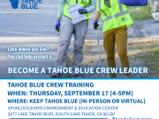 Keep Tahoe Blue, Tahoe Blue Crew Training
