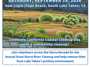 Keep Tahoe Blue, Great Sierra River Cleanup
