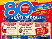Grocery Outlet 80th Anniversary Celebration: 3 Days of Deals Grocery Outlet 80th Anniversary Celebration: 3 Days of Deals