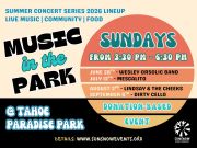 SunSnow Event Company, Music in the Park