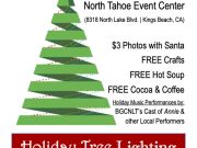 Northern Lights Festival, North Tahoe PUD Holiday Tree Lighting