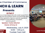 Truckee Chamber of Commerce, Truckee Chamber Lunch and Learn - AI Part 2