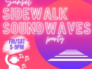 Sunset Sidewalk Soundwaves Party Stateline