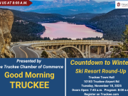 Truckee Chamber of Commerce, Good Morning Truckee: Countdown to Winter - Ski Resort Round-Up