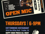 Tahoe Truckee School of Music, Open Mic Thursdays