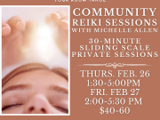 Yoga Room Tahoe, Community Reiki: 30 Min Private Sessions