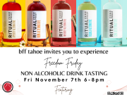 BFF Tahoe, Freedom Friday: Non-Alcoholic Drink Tasting ft. Ritual