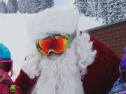 Tahoe Donner, Ski with Santa on Christmas