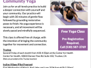 Tahoe Forest Health System, Community Yoga