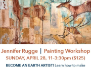 Piper J Gallery, Jennifer Rugge Painting Workshop