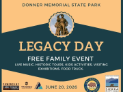 Sierra State Parks Foundation, Legacy Day at Donner Memorial State Park