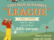 Golf Lodge Bar & Simulators, Two Man Scramble League