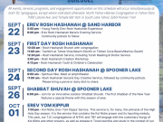 North Tahoe Hebrew Congregation, Yom Kippur