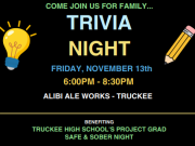 Alibi Ale Works, Trivia w/ Project Grad Safe + Sober Night