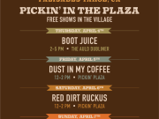 Pickin' in the Plaza Free Shows