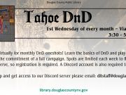 Zephyr Cove Library, Tahoe DnD