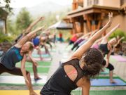 The Village at Palisades Tahoe, First Street Yoga Series