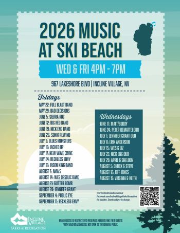 IVGID, Music at Ski Beach