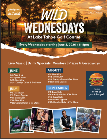 Lake Tahoe Golf Course & Clubhouse, Wild Wednesdays Party on the Patio
