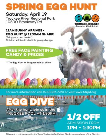 Truckee Donner Recreation & Park District, Easter Egg Hunt & Dive