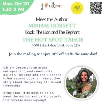 All Fired Up at The Hot Spot, Book Reading with Miriam Dorsett