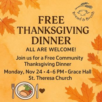 Bread & Broth, Free Thanksgiving Dinner at Bread & Broth