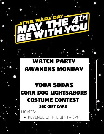Sierra Surf Club, May the 4th Be with You: Star Wars Watch Party