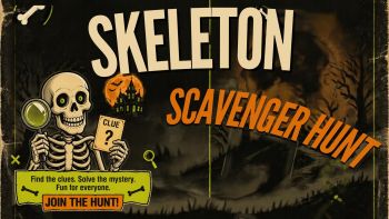 Tahoe City Downtown Association, Tahoe City Skeleton Scavenger Hunt