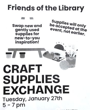 South Lake Tahoe Library, Craft Supplies Exchange