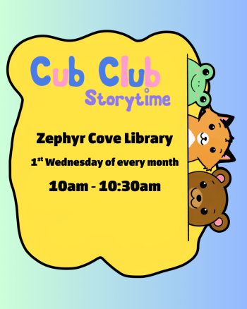 Zephyr Cove Library, Cub Club Storytime