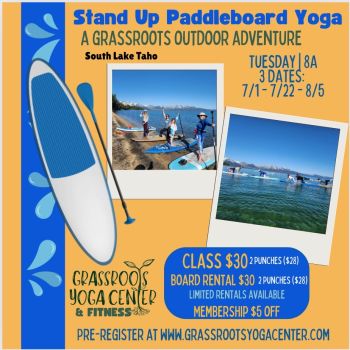 Grassroots Yoga Center, Paddle Board Yoga