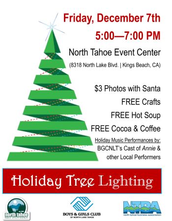 North Tahoe Event Center, Holiday Tree Lighting