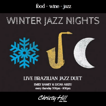 Christy Hill Lakeside Bistro, Winter Jazz Nights