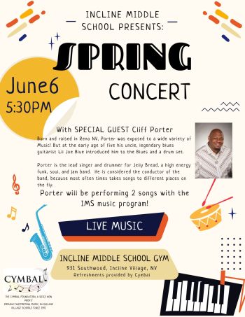 Incline Middle School, Spring Concert