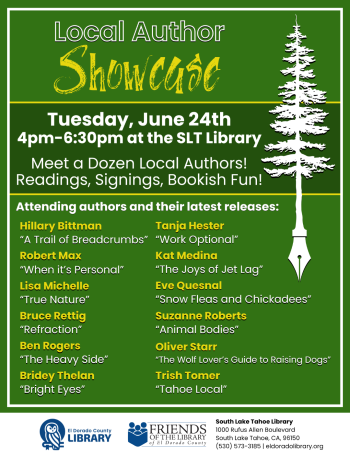 South Lake Tahoe Library, Local Author Showcase