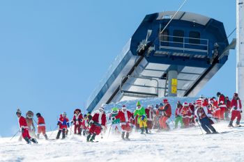 Mt. Rose Ski Tahoe, Santa Ski Day