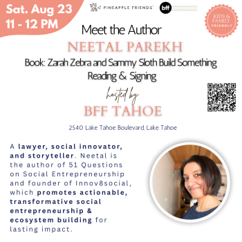 BFF Tahoe, Meet The Author: Neetal Parekh