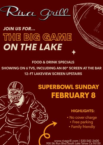 Riva Grill, Superbowl Watching Party on The Lake