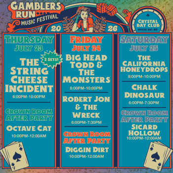 Crystal Bay Casino, 4th Annual Gambler's Run Music Festival