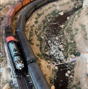 Truckee Donner Recreation & Park District, Model Train Art Display