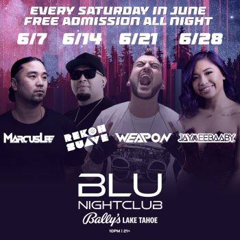 Bally's, Saturdays at Blu Nightclub