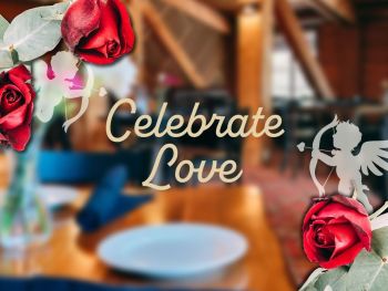 Celebrate Love Cedar House Pub image with roses