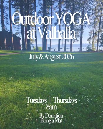 Tahoe Outdoor Yoga, Outdoor Yoga at Valhalla