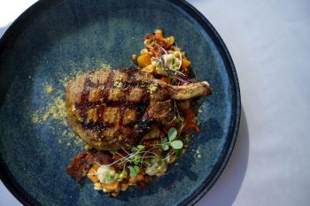 Six Peaks Grille, Grilled Double Bone Pork Chop