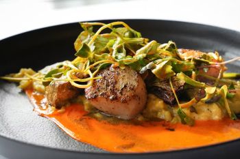 Six Peaks Grille, Pan Seared Diver Scallops