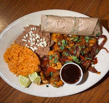 Pete 'n Peters Sports & Spirits, Shrimp fajitas
