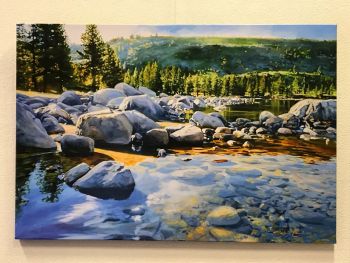 Bluestone Jewelry, "Twin Lakes Mammoth Mountain" Limited Edition Giclee Print